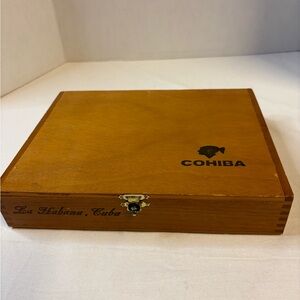 Vintage Cohiba Wooden Cigar Box
